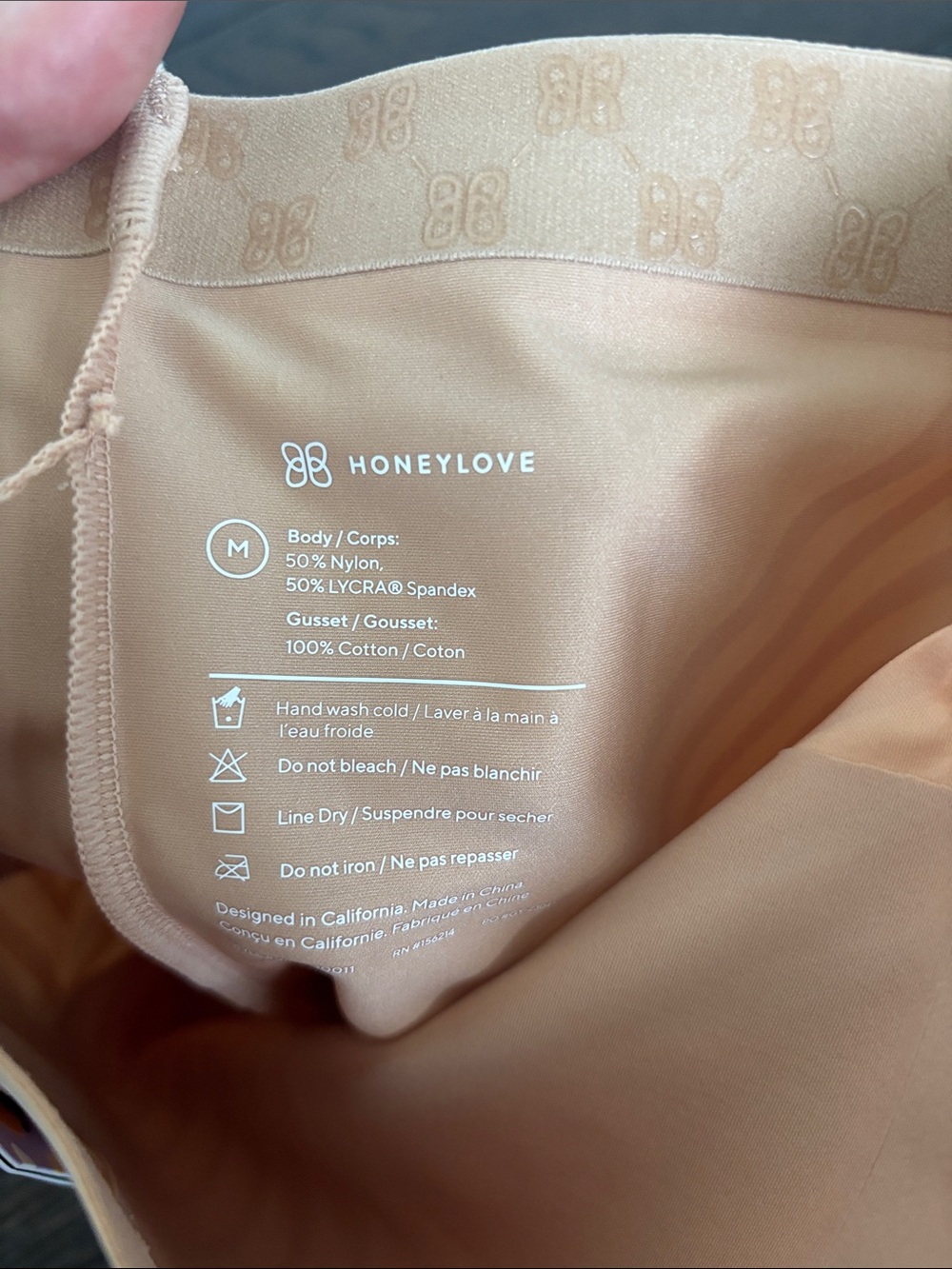 Honeylove Sculpting High-Waist Shaping Shorts in Beige - Picture 7 of 7